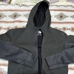 The North Face Men's Dark Gray Hooded Jacket